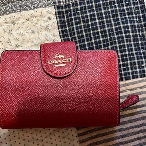 Coach Red Wallet